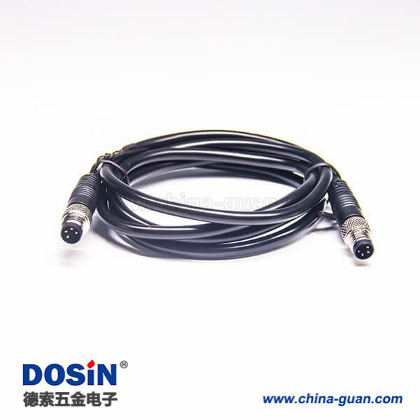 M84芯注塑线公头转公头直式航空头延长线2M AWG24PVC M84芯注塑线公头转公头直式航空头延长线2M AWG24PVC