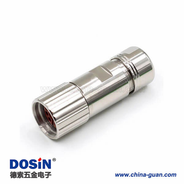 安费洛M23连接器12芯母插头接线式工业机器人专业 安费洛M23连接器12芯母插头接线式工业机器人专业
