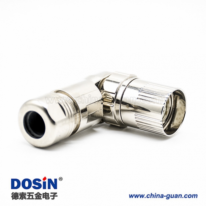 M型连接器M23 17芯弯插头母头接线带屏蔽 M型连接器M23 17芯弯插头母头接线带屏蔽