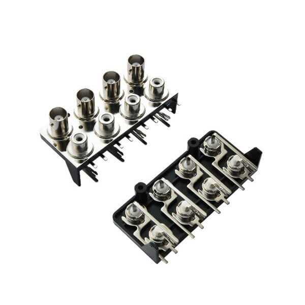 pcb连接器头弯式母头BNC射频同轴带RCADOSIN-801-0028 pcb连接器头弯式母头BNC射频同轴带RCADOSIN-801-0028