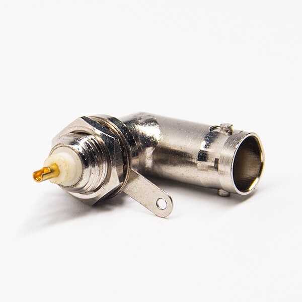 bnc弯式弯头连接器母头穿墙面板安装焊接接线DOSIN-801-0502 bnc弯式弯头连接器母头穿墙面板安装焊接接线DOSIN-801-0502