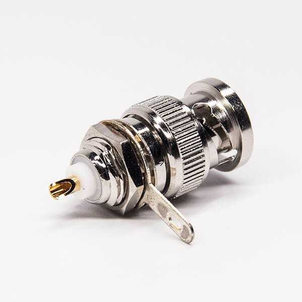 bnc公头焊线直式连接器后锁穿墙焊接式接同轴线缆DOSIN-801-0391 bnc公头焊线直式连接器后锁穿墙焊接式接同轴线缆DOSIN-801-0391