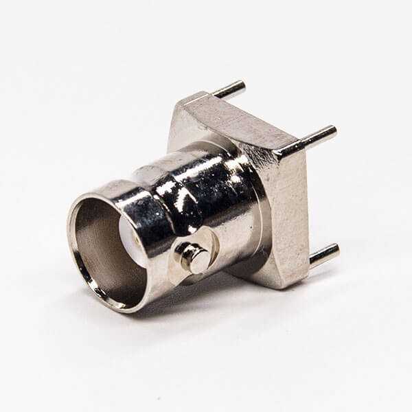 bnc连接器插板弯式180度母头接PCB板DOSIN-801-0450 bnc连接器插板弯式180度母头接PCB板DOSIN-801-0450