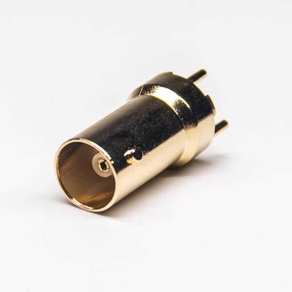 PCB射频BNC连接器母头180度插板镀金50欧姆X2DOSIN-801-0057 PCB射频BNC连接器母头180度插板镀金50欧姆X2DOSIN-801-0057