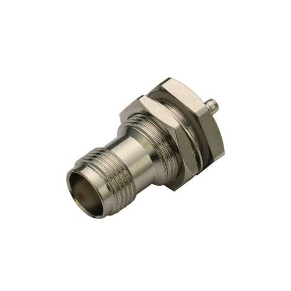 tnc直式穿墙母头面板安装接线RG400-RG142同轴连接器 DOSIN-802-1025 tnc直式穿墙母头面板安装接线RG400-RG142同轴连接器 DOSIN-802-1025