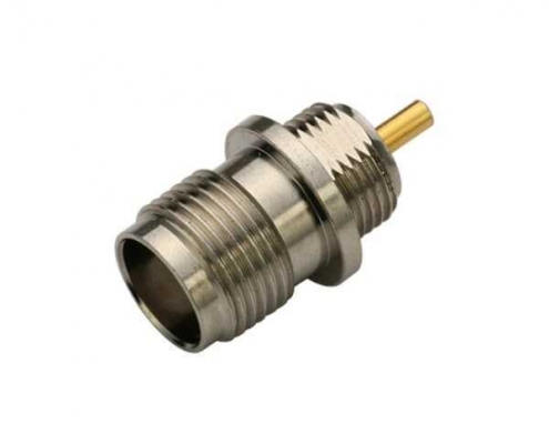 视频插头直式面板安装母头tnc同轴连接器 DOSIN-802-1037