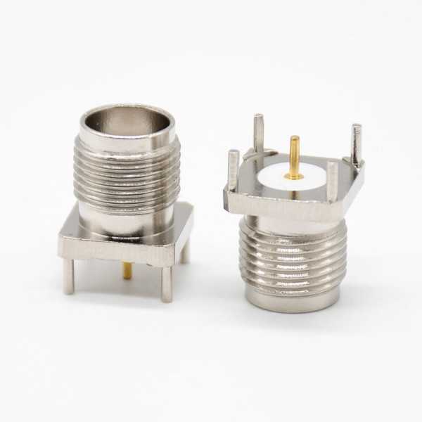 直式母头PCB板端tnc同轴连接器 DOSIN-802-1040 直式母头PCB板端tnc同轴连接器 DOSIN-802-1040