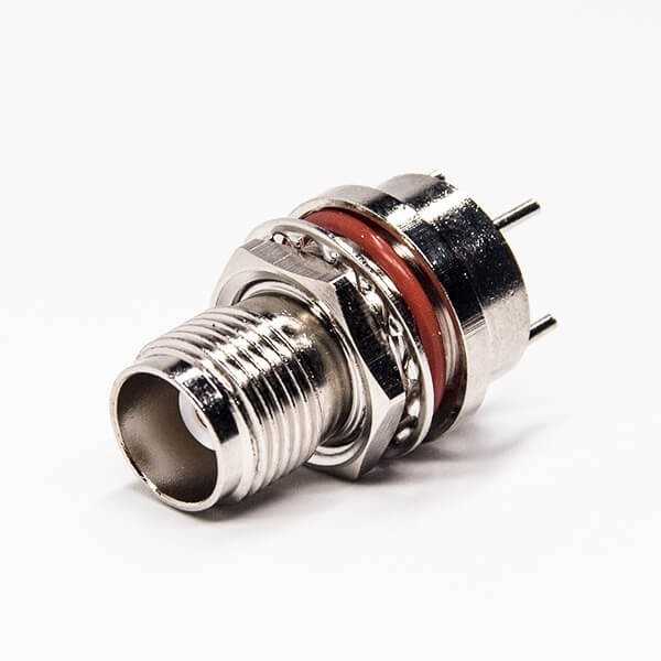 tnc连接器母头前锁穿墙直式180度插PCB板带防水圈 DOSIN-802-0051 tnc连接器母头前锁穿墙直式180度插PCB板带防水圈 DOSIN-802-0051