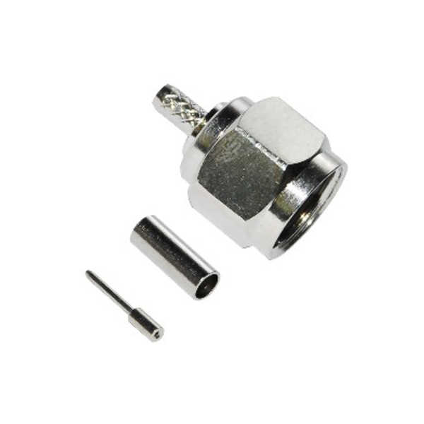 专业连接器直头压接式公头线缆3C2V f型连接器 DOSIN-803-0023 专业连接器直头压接式公头线缆3C2V f型连接器 DOSIN-803-0023