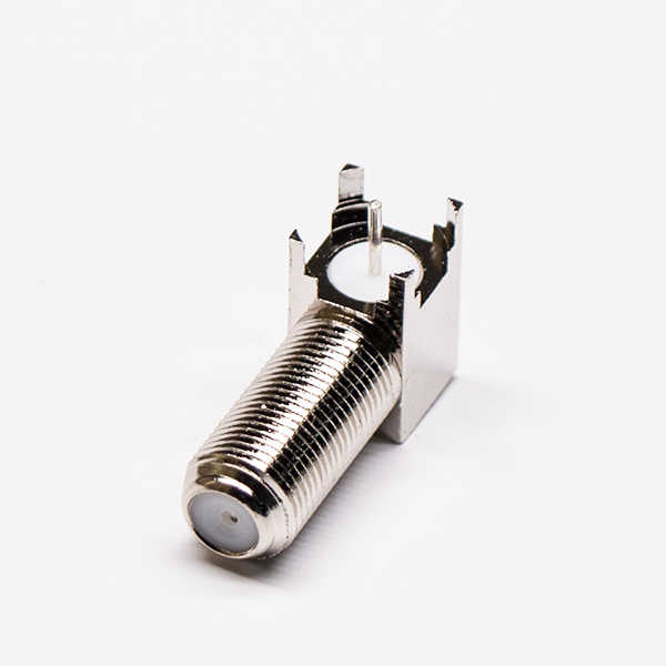 f接头穿墙安装母头弯式插孔PCB板 DOSIN-803-0280 f接头穿墙安装母头弯式插孔PCB板 DOSIN-803-0280