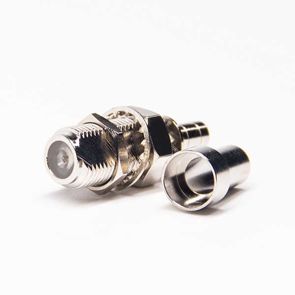 f头母连接器直式180度前锁穿墙压接式接线 DOSIN-803-0630 f头母连接器直式180度前锁穿墙压接式接线 DOSIN-803-0630