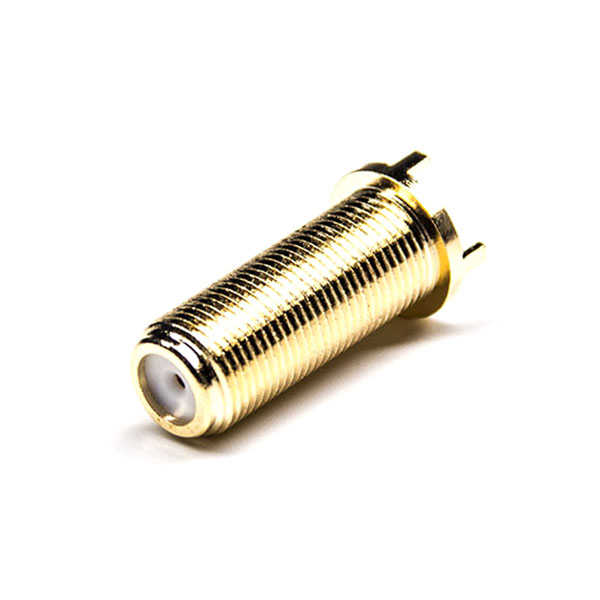 F头直式连接器母头镀金插PCB板 DOSIN-803-0513 F头直式连接器母头镀金插PCB板 DOSIN-803-0513