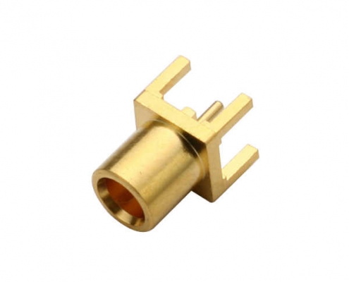专业射频同轴连接器直插式母头mcx面板安装 DOSIN-809-1005