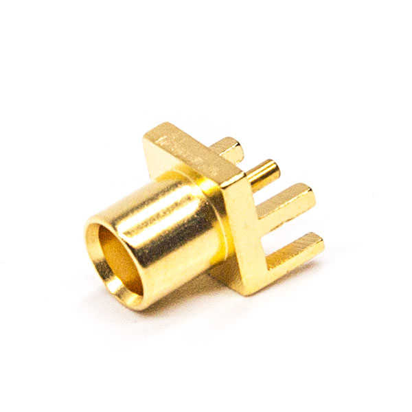 mcx直孔座母头镀金直式卡板接PCB板 DOSIN-809-0093 mcx直孔座母头镀金直式卡板接PCB板 DOSIN-809-0093