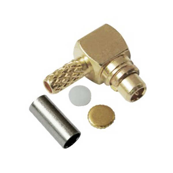mmcx连接器公头弯式压接射频同轴线缆 DOSIN-809-0007 mmcx连接器公头弯式压接射频同轴线缆 DOSIN-809-0007
