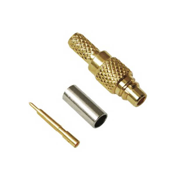 rf射频同轴连接器mmcx直式压接公头线缆 DOSIN-809-0004 rf射频同轴连接器mmcx直式压接公头线缆 DOSIN-809-0004