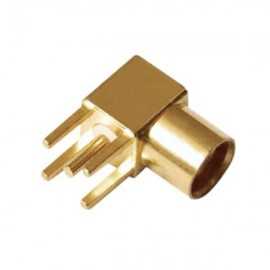 pcb射频连接器板端mmcx同轴弯式镀金母头 DOSIN-809-0014 pcb射频连接器板端mmcx同轴弯式镀金母头 DOSIN-809-0014