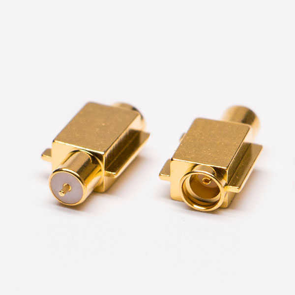 MCX90度母座沉板式镀金同轴连接器 DOSIN-809-0045 MCX90度母座沉板式镀金同轴连接器 DOSIN-809-0045