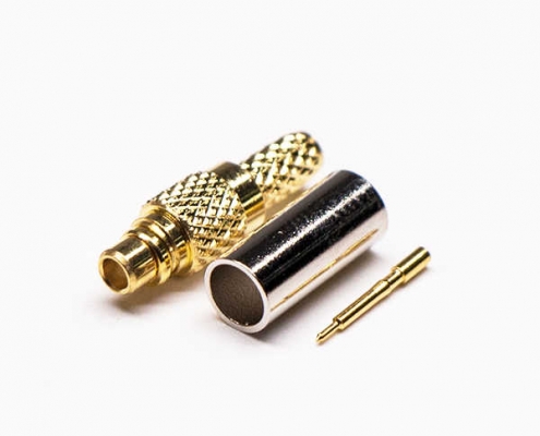 MMCX公接头直式镀金接线压接同轴线缆 DOSIN-810-1002