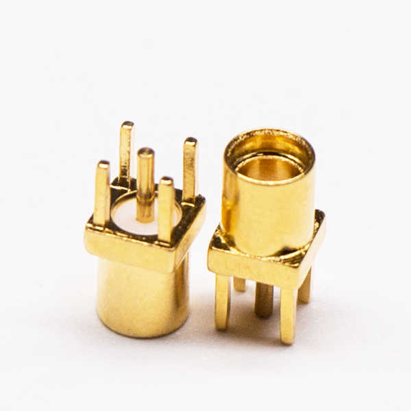 MMCX接口直式母头镀金穿孔接PCB板 DOSIN-810-1004 MMCX接口直式母头镀金穿孔接PCB板 DOSIN-810-1004