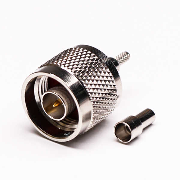 N头180度直式射频同轴连接器压接接同轴线 DOSIN-805-0316