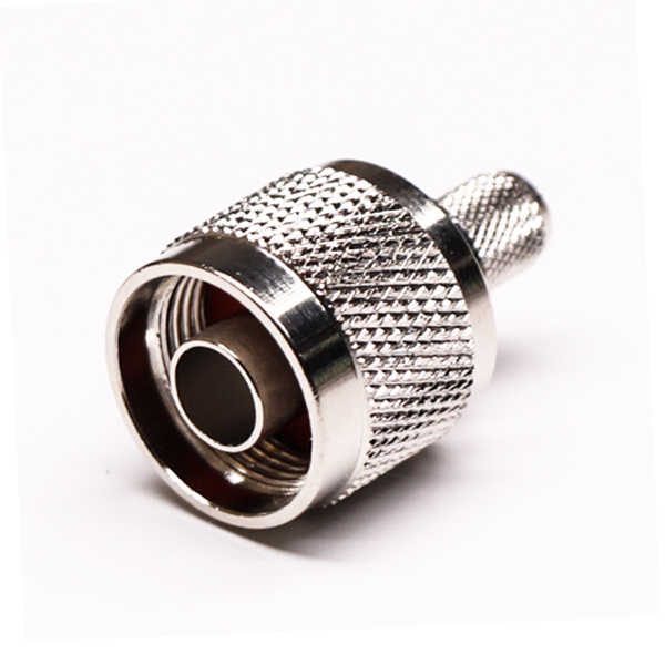 RF连接器压接式母头直式180度接同轴线缆RG6线 DOSIN-805-0317