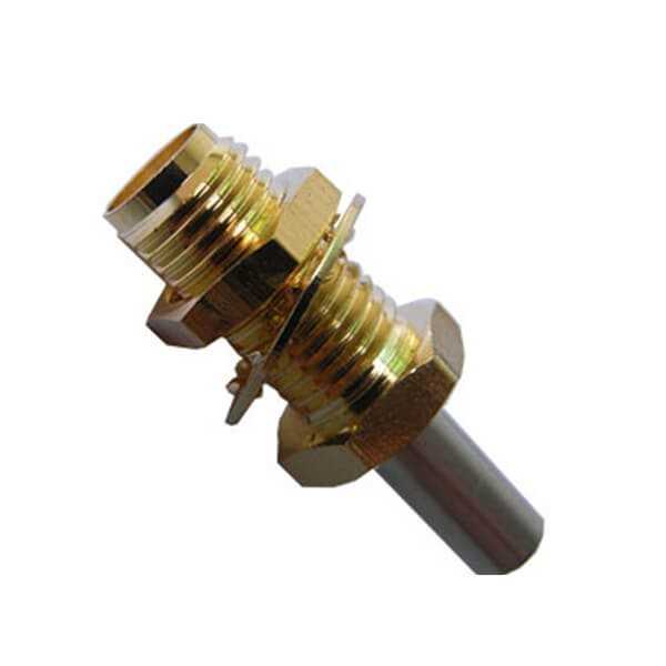 sma射频同轴压线连接器母头直式穿墙接RG6DS806FCS116
