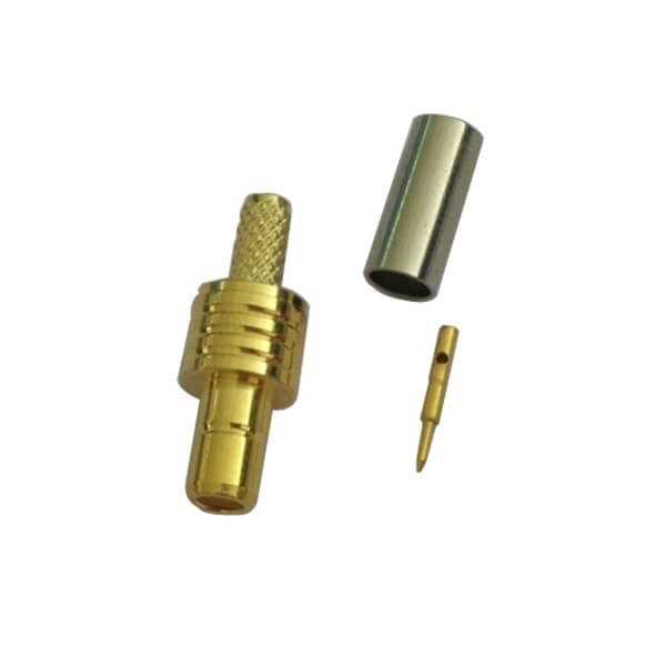 同轴线 焊接弯式 SMB连接器公头 DOSIN-807-0010 同轴线 焊接弯式 SMB连接器公头 DOSIN-807-0010