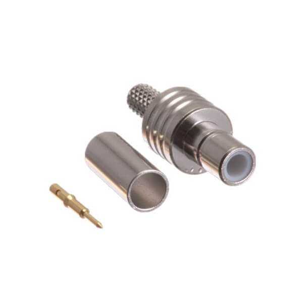 有线电视头母头直式压接同轴线缆smb连接器 DOSIN-807-0015 有线电视头母头直式压接同轴线缆smb连接器 DOSIN-807-0015