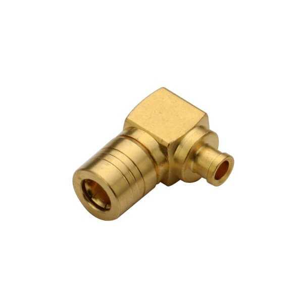 常用射频同轴连接器弯式焊接公头smb线缆UT085 DOSIN-807-1013