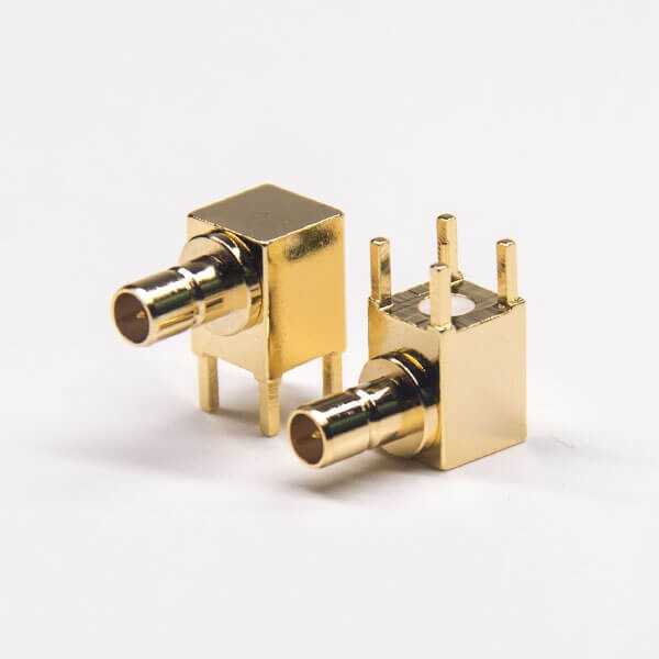 SMB母头弯式接PCB板插孔式射频连接器 DOSIN-807-0503 SMB母头弯式接PCB板插孔式射频连接器 DOSIN-807-0503