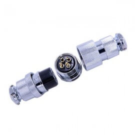 GX25连接器电动马达机械用直式GX25-4芯公母对接航空头2套 GX25连接器电动马达机械用直式GX25-4芯公母对接航空头2套