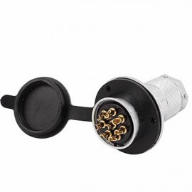 GX30 8芯圆形法兰连接器母头公座航空连接器 GX30 8芯圆形法兰连接器母头公座航空连接器